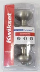 Kwikset Cove Keyed Entry Doorknob 94002-821 Microban Satin Nickel. Fixed Price $15.99.