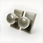 Emtek 8521NWUS10B Dummy, Rectangular Rosette, Norwich Knob, Oil Rubbed Bronze. Fixed Price $49.00.