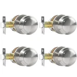 Razcc Passage Door Knobs, 4 Pack Satin Nickel For Hallway & Closet. Fixed Price $52.66.