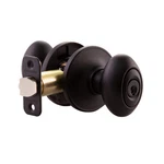 Design House Egg Keyed Entry Door Knob Matte Black - Security & Style. Fixed Price $55.19.