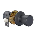 Amazon Basics Tulip Door Knob, Passage, Easy Installation, Matte Black. Fixed Price $11.50.