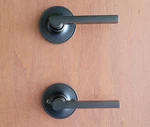 Schlage Solstice J Series Hall/closet Passage Lever Straight Handle Aged Bronze. Fixed Price $23.95.