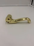 Prime Line French Colonial Door Lever Heavy Weighted Casting Design Brass Finish. Fixed Price $25.00.