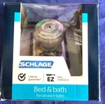 Schlage Georgian Satin Nickel Privacy Bed/bath Door Knob With Camelot Trim. Fixed Price $28.97.