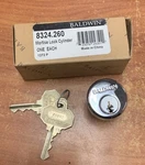 Baldwin 8324.260 Mortise Lock Cylinder With Keys - Polished Nickel. Fixed Price $33.99.