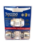 Toledo Keyed Entry Single Cylinder Deadbolt & Knob Set Satin Nickel CV1500-MA. Fixed Price $29.99.