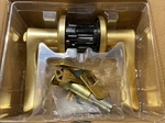 Kwikset 740SEL-4S Sedona Lever Entry Lock With Smartkey, Satin Brass Finish. Fixed Price $89.99.