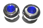 Deluxe Screw-on Tractor/trailer Knob Set With Blue Jewel Chrome GG#95871-95921. Fixed Price $77.71.