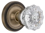 Nostalgic Warehouse Ropcry Prv 238 Nk Crystal Solid Brass Privacy. Fixed Price $174.75.