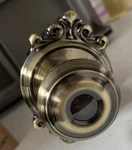 Schlage F10-GEO-609-BRK Georgian Passage Door Knob Set Antique Brass. Fixed Price $24.95.