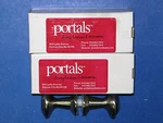 Portals Rondo L.50.122 Double Knob Shower Door Pull 619 Brushed Nickel. Fixed Price $44.99.
