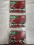 (3) Ace Colonial Interior Non-locking Hall & Closet Door Knob, Satin Nickel. Fixed Price $44.99.