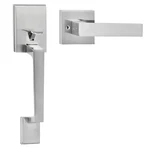 Vevor Entry Door Handle Satin Nickel Square Set With Lever No Lock. Fixed Price $36.36.