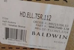 Baldwin 9BR3500-128 Ellipse Non-turning One-sided Dummy Knob, Square Rosette. Fixed Price $46.00.