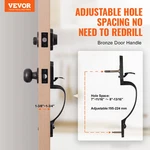 Vevor Front Door Handle Deadbolt Set, Lock With Interior Knob. Fixed Price $48.90.