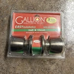 Gallion Hall And Closet Non Locking Doorknobs Satin Nickel. Fixed Price $8.50.