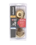 Kwikset Smartkey Security Polished Brass Metal Double Cylinder Deadbolt. Fixed Price $24.00.
