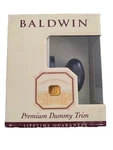 Lot Of 3 Baldwin Egg Door Knob Premium Half Dummy Trim Solid Core Brass Nib. Fixed Price $74.99.