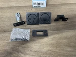 Kwikset 335SQT-11P Square Privacy Bed/bath Pocket Door Lock *read*. Fixed Price $20.69.
