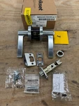 Kwikset 740HFLRDT-26DS Halifax Single Cylinder Door Lever Set, Satin Chrome Read. Fixed Price $35.99.