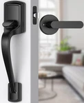 Mensarix Front Handle No Lock For Right & Left Handed Doors, Modern Exterio. Fixed Price $101.92.