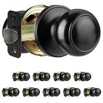 Ilyapa Passage Door Knobs, Colonial Style Closet Handle Matte Black Bedroom. Fixed Price $103.49.