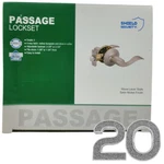 20 -shield Security Wave Passage Levers Satin Nickel ( 913832) Door Handle. Fixed Price $155.96.