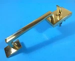 Baldwin Minneapolis Polished Brass Thumb Latch Door Handleset. Fixed Price $89.00.