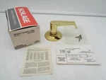 New Old Stock Schlage A170 605 Polished Brass Dummy Single Door Lever Handle. Fixed Price $9.99.