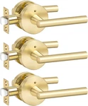 6-PACK Goldenwarm Door Knobs Interior Privacy Heavy Duty Brushed. Fixed Price $115.99.