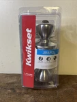 Kwikset Cove Satin Nickel Bed & Bath Round Knob Door Handle 93001-871. Fixed Price $12.95.