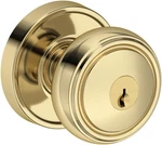 Baldwin En.bre.rrr Bremerton Single Cylinder Keyed Entry Door - Brass. Fixed Price $222.60.