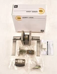 *yale Lock Seabrook Lever & Square Satin Nickel. Fixed Price $9.99.