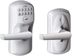 Schlage FE595 626 Ela Plymouth Commercial Electronic Keypad Lock Satin Chrom. Fixed Price $65.00.