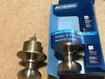 Schlage G2 Non-locking Hall Closet Handle Silver Color. Fixed Price $6.00.