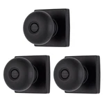 Brinks Contemporary Privacy Locking Interior Ball Door Knob, Matte Black - Des. Fixed Price $63.89.