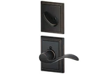 F59 Accent Inside Handleset/entrance Lever Lock With Addison Trim, Aged Bro. Fixed Price $136.93.