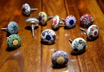 Assorted Ceramic Colorful&classic Cupboard Cabinet Knob Hand Painted Drawer Pull. Fixed Price $46.99.
