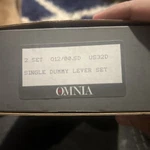 Omnia Single Dummy Lever Set 012/00.SD US32D. Fixed Price $35.00.