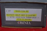 Omnia Mortice Privacy Bolt Set Square Modern Turnpiece & Rose Lock 902S/238.MX. Fixed Price $45.00.