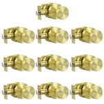 Knobonly 10 Pack Gold Door Interior Keyless Passage Knobsnon-locking. Fixed Price $310.64.