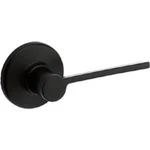 (6)-KWIKSET Ladera Interior Hall/closet Lever Knob, Matte Black 92001-587. Fixed Price $176.37.