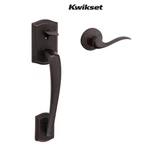 Kwikset Prescott Door Handleset Only With Tustin Venetian Bronze. Fixed Price $61.34.