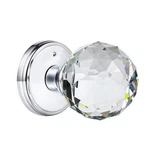 Clctk Crystal Glass Door Knobs Interior With Privacy 1 Pack, Polished Chrome. Fixed Price $69.45.