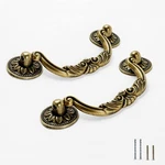 5PCS Antique Bronze Cabinet Pulls, 3-3/4 Inch Hole Centers Vintage Drawer Han.... Fixed Price $21.07.