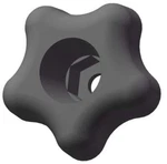 ANH3HEX5S3A 1.75" Snap Lock Star Knob Hole To Accept 3/8" Nuts And Bolts Bla. Fixed Price $19.02.