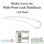 Hoppe Dos M1603 Left Hand Lever Satin Nickel. Fixed Price $78.07.