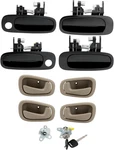 Door Handle Kit, W/ Lock Cylinders & Keys, Compatible With 1998-2002 Toyota. Fixed Price $53.06.