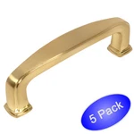*5 Pack* Cosmas Cabinet Hardware Brushed Brass Modern Handle Pulls #4389BB. Fixed Price $15.07.