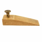 Wooden Door Wedge Solid Mango Antique Brass Knob Natural Renovators Supply. Fixed Price $21.99.